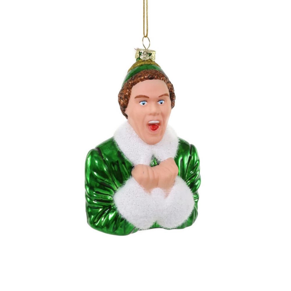 People / Celebrities / Icons | Santa’s Here Ornament 4.75"