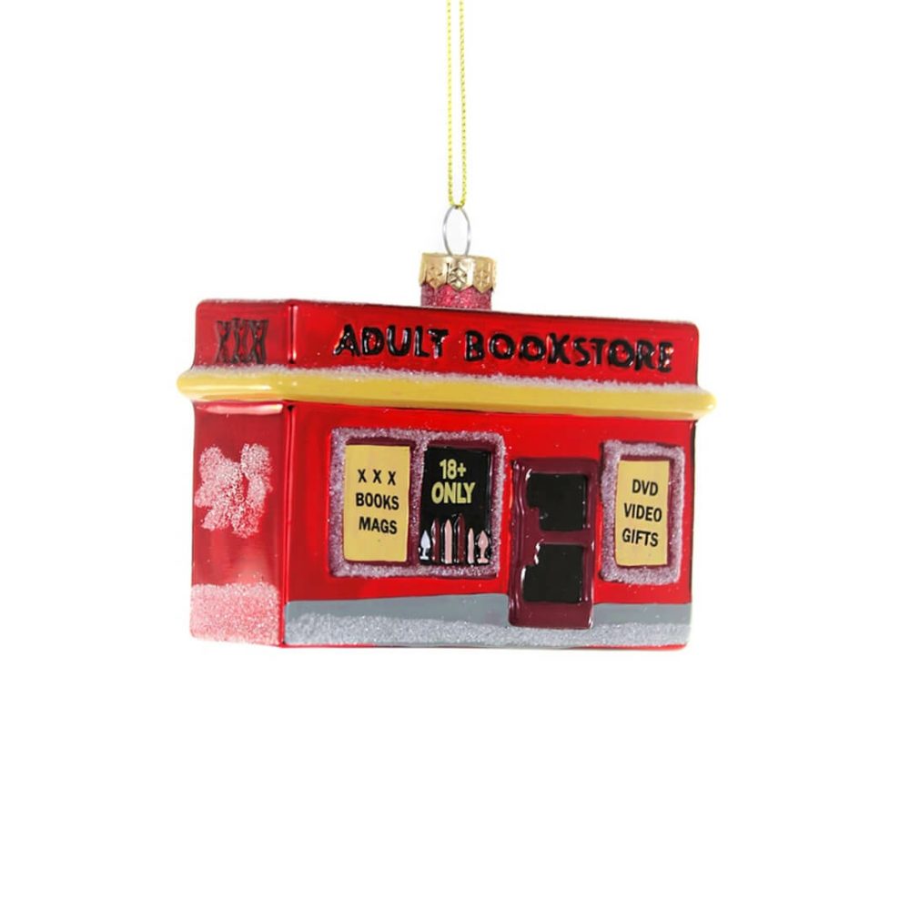 Vices | Adult Bookstore Ornament 3.75"