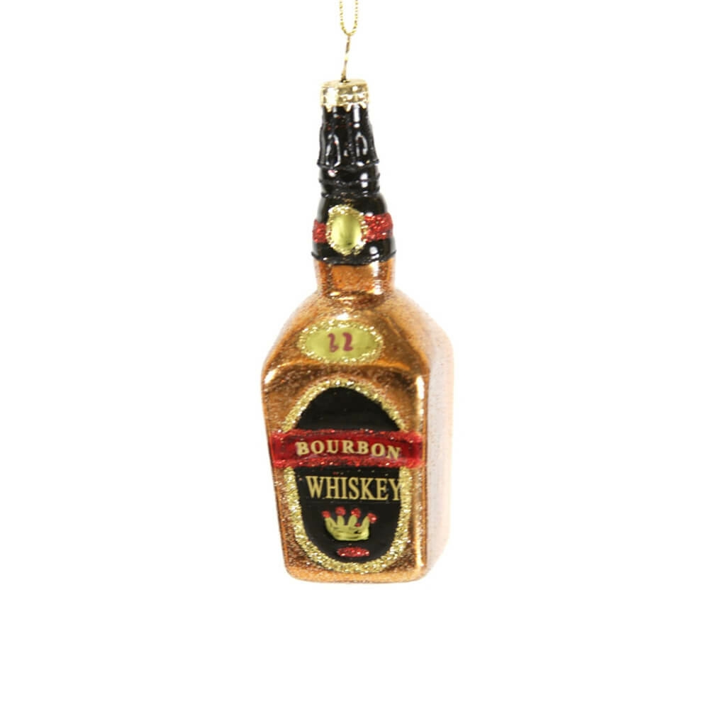 Vices | Bottle Of Whiskey Ornament 4.25"