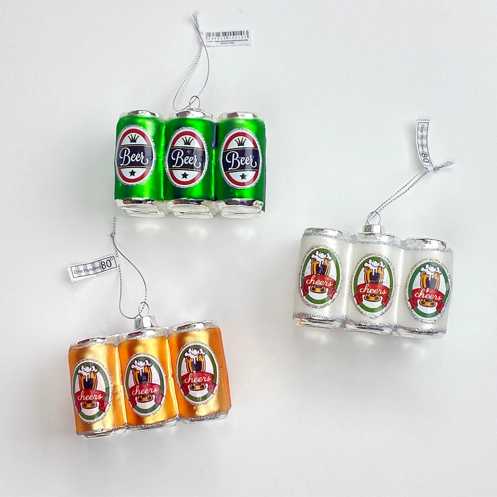 Vices | Presale: Six Pack Of Beer Ornament 3.75" (3 Color Options)