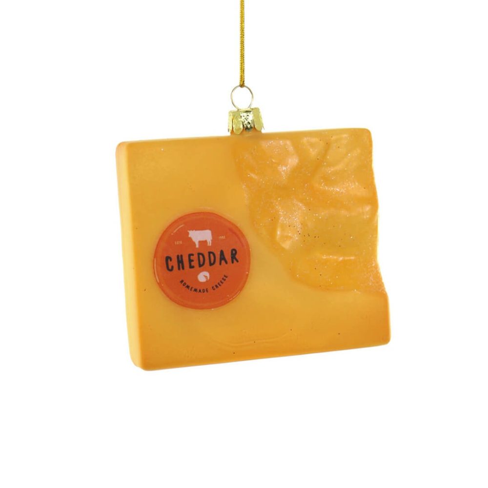 Food + Drink | Aged Cheddar Ornament 3.25"