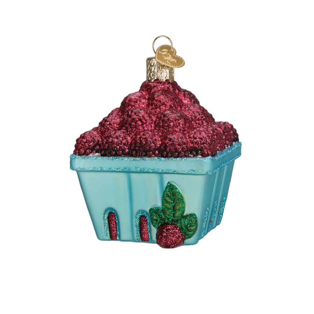 Food + Drink | Carton Of Raspberries Ornament