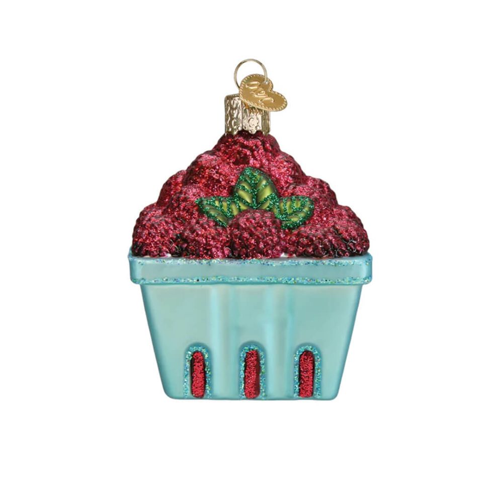 Food + Drink | Carton Of Raspberries Ornament