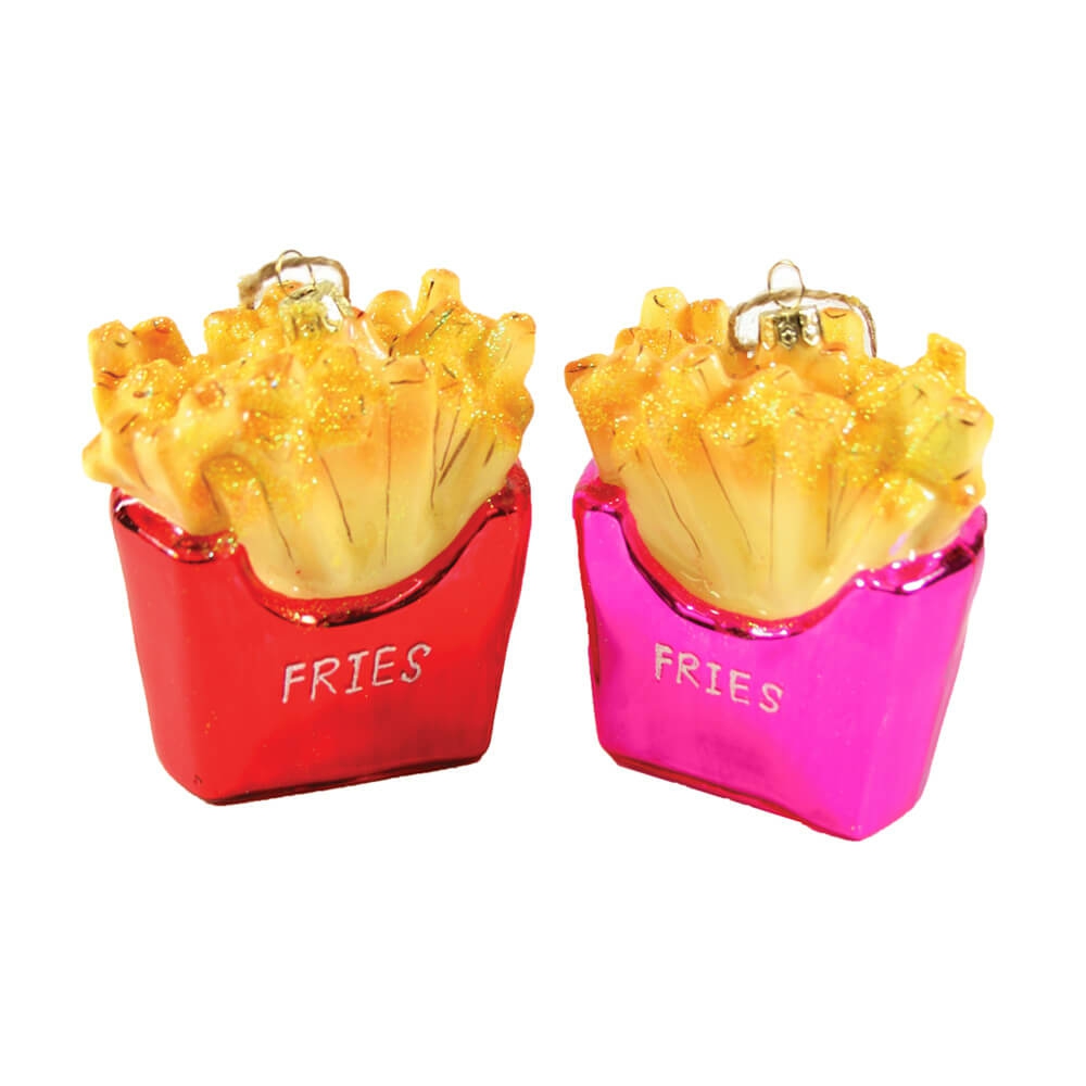 Food + Drink | Fries Glass Ornament 3.5"