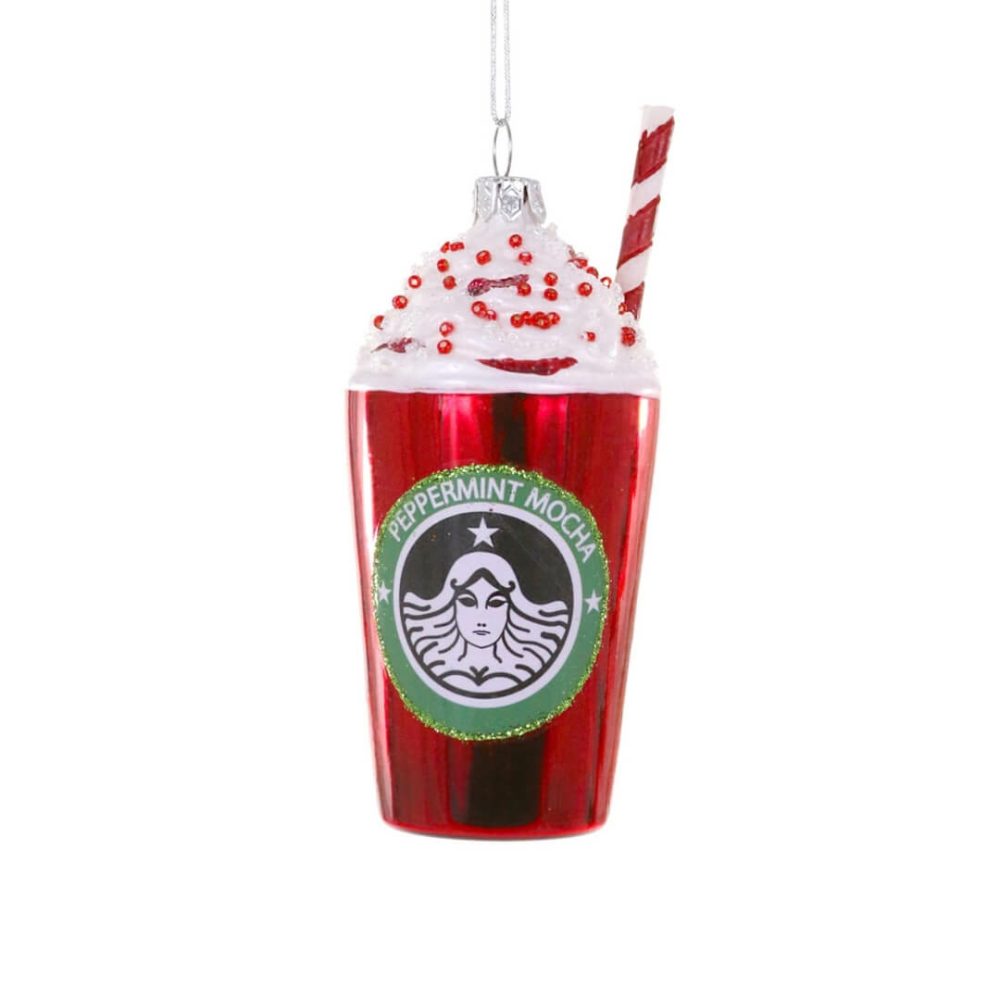 Food + Drink | Peppermint Mocha Ornament 4.5"